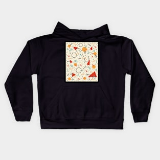 80s Retro Style Memphis Pattern Kids Hoodie